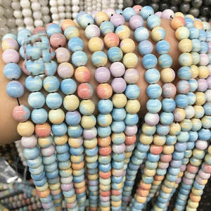 新着アラシャンレインボーストーンキャンディーカラービーズルーズビーズブレスレットDiyジュエリーアクセサリー卸売 - Product Image 1