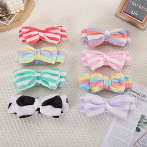 للبيع بالجملة أربطة رأس للمكياج ، ربطة رأس بشعار مخصص ، رباط رأس للعناية بالبشرة في المنتجعات المرجانية الناعمة ، رباط رأس للعناية بالبشرة للنساء - Product Image 4