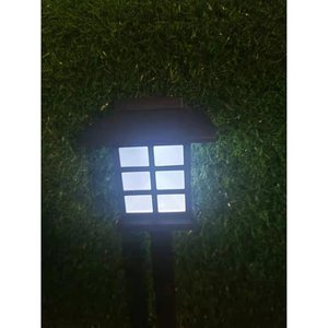 Luces Solares LED para Jardín, Luz Blanca Cálida para Caminos, Césped y Patio, Decoración, 12-16 Horas de Duración, Modelo con Interruptor Manual - Product Image 5