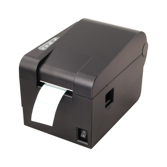 Xprinter XP-235B Direct Thermal Barcode Printer 2-inch 20-58mm Desktop USB QR Code Sticker Label Printer for Supermarket Retail