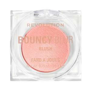 <span class=keywords><strong>Revolution</strong></span> Bouncy Blur Blush <span class=keywords><strong>Poudre</strong></span> minérale imperméable Fini mat Visage Joues Lèvres Formule modulaire Effet lissant Rose pêche - Product Image 2