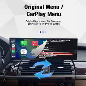 Écran tactile ZWNAV 2580*720 14,9 pouces pour BMW E70 E71 2007-2013 X5, système d'exploitation Linux, GPS, CarPlay sans fil, autoradio, prise en charge du Wifi 4G - Product Image 3
