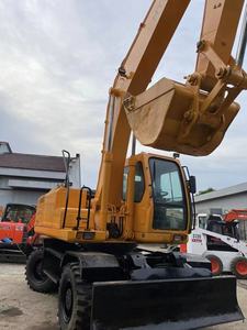 Excavatrice d'occasion originale de Corée Hyundai R210W-7 pelleteuse sur pneus d'occasion Hyundai 60W-7 150W-9 210W-7 210W-9 en stock à vendre - Product Image 4