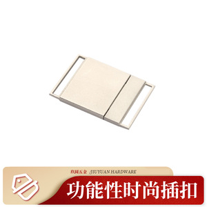 Hebilla deslizante de metal de aleación de zinc de 40 mm de diámetro interior, duradera para bolsos - Product Image 3