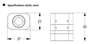 Module de caméra thermique VOx non refroidi IR-006CA, résolution 640×512, 50fps, cœur de caméra thermique à faible consommation d'énergie - Product Image 3