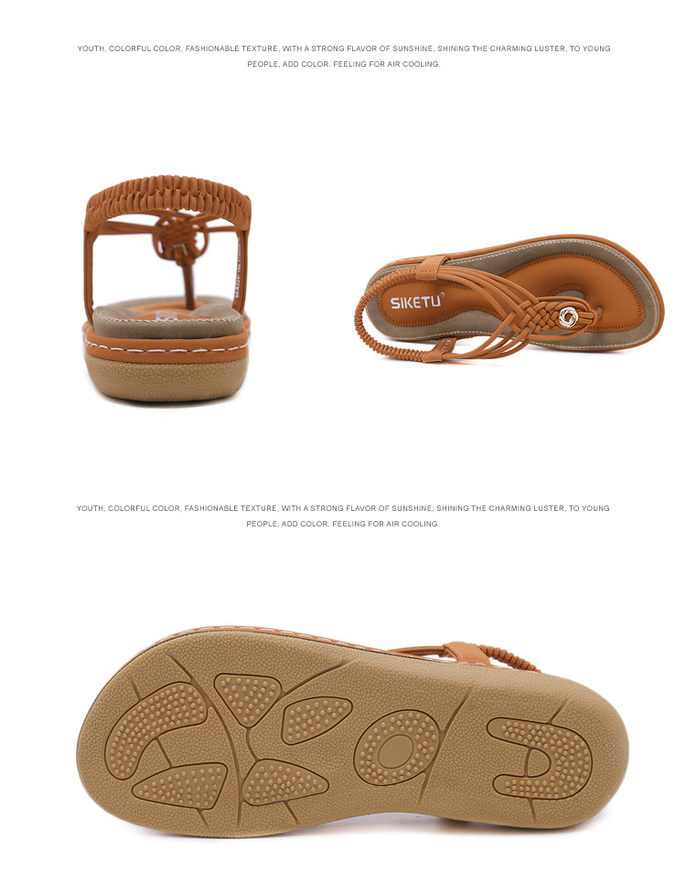 2023 Women Sandals Shoes Metal Braided Large Size Footwear Shoes Wholesale Shoes