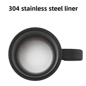 Tasse thermos moderne en acier inoxydable 304 nouvelle poignée de tasse de bureau portable transfrontalière Mini tasse à café simple pour cadeaux d'affaires chauds - Product Image 3