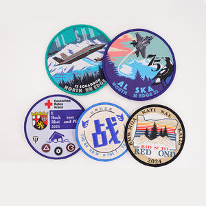 مبيعات المصنع مباشرة شعار مخصص زي مدرسي موحد خال من النيكل قماش منسوج رقعة كريست لخياطة الملابس - Product Image 6