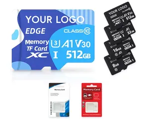 Carte TF Mini carte mémoire SD V30/A1 vitesse 64GB/128GB avec téléphone DVR MP3 tablette PC caméra en plastique Micro carte mémoire pour PC