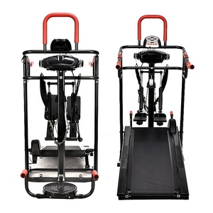 Home Use Foldable Multi-function Manual <b>Walking</b> LCD Screen Incline Portable Mechanical Running Machine 100kg Capacity - Product Image 5