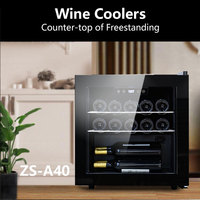 Goojosoo — réfrigérateur à vin 40l, 20 pièces, écran tactile, refroidisseur à vin
