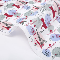 Nappe imprimée laminée non tissée à motif tendance, en tissu non tissé anti-taches, pour la maison et la restauration