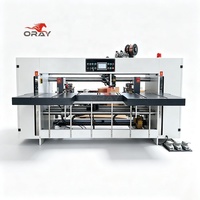 Engrapadora de Cajas de Cartón Corrugado de Doble Lámina Oray 1200D, 500 Puntadas/Min, Grosor de Cartón Ajustable, Alarma Automática para Recordar al Personal a Tiempo