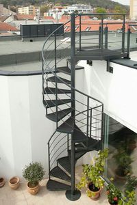 <span class=keywords><strong>Escalier</strong></span> en spirale en acier sur mesure avec tube rond, conception d'<span class=keywords><strong>escalier</strong></span> extérieur pour <span class=keywords><strong>maison</strong></span> - Product Image 2