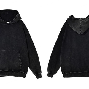 Sudadera con Capucha de Otoño para Hombre, de Alta Calidad, 100% Algodón, Forro de Felpa, Ecológica, Personalizada, Talla Grande - Product Image 3