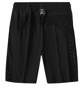 Pantalones casuales deportivos de verano para hombre, pantalones cortos ligeros de secado rápido con sensación de seda de hielo, pantalones cortos antiarrugas con cordón medio - Product Image 1