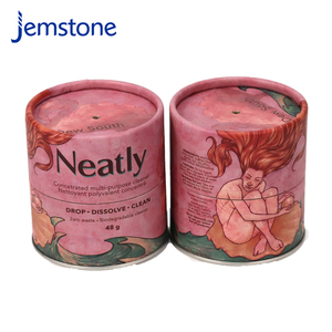 Custom Printed Eco-friendly Airtight Clean Powder Kraft Tube Packaging Bath Salt <b>Round</b> Cardboard Paper Tube <b>Box</b> Packaging - Product Image 1