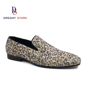 Chaussures habillées décontractées de luxe pour hommes, en tissu à motifs spéciaux, fabriquées à la main en Italie, de haute qualité, style vintage, Oxford, personnalisation du logo du fabricant - Product Image 1