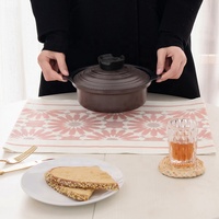 Nouveauté : Sets de table imprimés pour la cuisine et la salle à manger, motifs floraux et végétaux