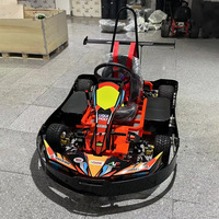 Kart électrique de course sur piste pour adultes, kart à quatre roues pour club, équipement de parc d'attractions, capacité de charge de 200 kg, 2000 W, 80 km/h