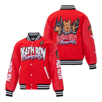 Blouson universitaire personnalisé, style mode urbaine, vintage, rétro, baseball, corps en laine, manches en cuir PU, brodé, streetwear universitaire