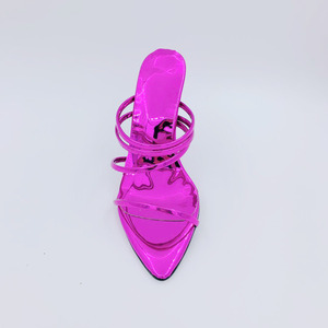 Jf004 metálico correa de color talones señaló toe <span class=keywords><strong>stiletto</strong></span> zapatos de tacón - Product Image 1