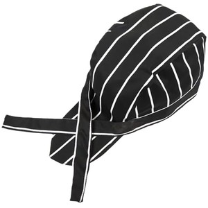 Cotton Chef Hat Red Solid Color Unisex Pirate Hat For Restaurant Bar Staff Uniforms - Product Image 4