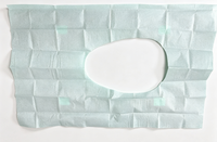 Housses de siège de toilette jetables, hygiéniques et imperméables, avec bandes adhésives, pour hôtels, hôpitaux et toilettes publiques