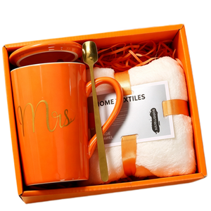 Meilleure Vente 2026-1 : Coffrets Cadeaux Écologiques Tasse en Céramique et Serviette pour Thanksgiving, Nouvel An, Saint-Valentin, Noël, Anniversaire, Remerciement - Product Image 2