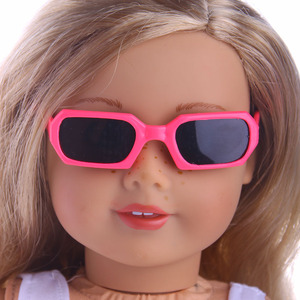 Neu eingetroffen: Modische, meistverkaufte, hochwertige 18-Zoll-Amerikanische Mädchenpuppe, Reborn-Puppe, Sonnenbrille für Puppen - Product Image 2