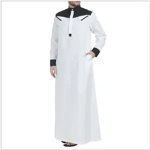 批发便宜的阿拉伯冬季穆斯林男士服装伊斯兰服装Al Aseel沙特摩洛哥Thobe男士穆斯林