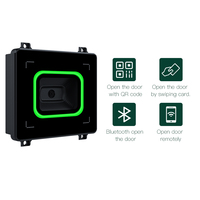 Thinmoo IP65 48V POE Mini Lector de Tarjetas RFID con Código QR Integrado, Sistema de Control de Acceso con Cable Ethernet, Chip de 1.5G, Almacenamiento de 128MB, Unidireccional