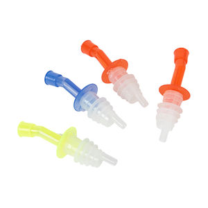 Lot de 4 bouchons de bouteilles multicolores pour conserver la fraîcheur des bouteilles de vin rouge et de bière - Product Image 1