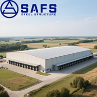 Kits de construction d'entrepôts en structure métallique, ateliers à ossature acier pour usines de fabrication et parcs logistiques