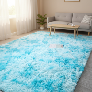 Tapis et moquette shaggy doux et confortables en <span class=keywords><strong>fausse</strong></span> <span class=keywords><strong>fourrure</strong></span> à poils longs pour salon et chambre à coucher – Offre spéciale - Product Image 3