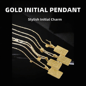 Collier avec pendentif tarot en acier inoxydable plaqué or 18 carats, breloque rectangulaire, chaîne à maillons pour femme, bijoux cadeau - Product Image 2