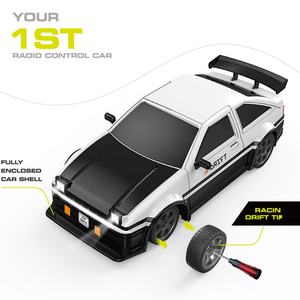 Voiture RC de drift S921 S922 2.4G 4x4 1/16 haute vitesse, modèle de voiture télécommandée avec pneu de secours, véhicule RC pour enfants - Product Image 5