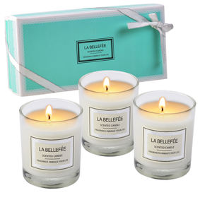 Long Lasting Scented Candles Private Label Luxury Glass Empty Scented Candle Jars Gift Set Box Luxury