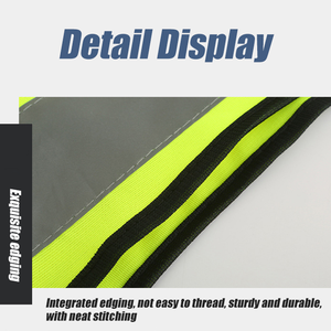 Kunden spezifische Sicherheits weste Wind dichte reflektierende Sicherheits weste mit mehreren Taschen Hohe Sichtbarkeit Reflektierende Sicherheits arbeits weste - Product Image 6