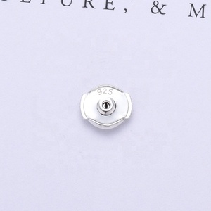 Accesorio de Fornitura con Logo Personalizado, Tapón de Tuerca Mariposa para Arete de Plata Esterlina 925 para Joyería Fina de 6mm 7mm 8mm - Product Image 6