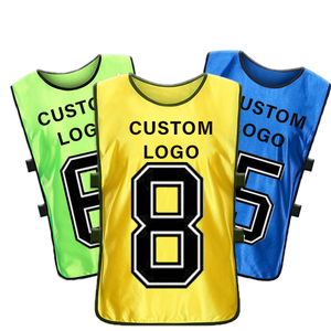 Faible MOQ 10 pièces Gilets d'entraînement personnalisés sublimés 100% polyester en maille pour équipes sportives OEM ODM Logo personnalisé - Product Image 1