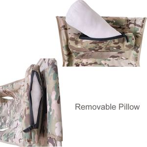 Silla Plegable de Respaldo Alto, Ajustable, de Aleación de Aluminio y Acero Ultraligero, para Uso en Exteriores, Camping, Jardín, Playa, Dormitorio y Gimnasio - Product Image 3