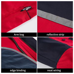 Áo khoác bảo hộ mùa đông cho công nhân ngoài trời, chống gió, có mũ trùm đầu, may đo theo yêu cầu, cung cấp bởi nhà máy, dành cho nam - Product Image 5