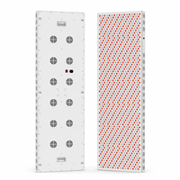 Panel Terapi Cahaya Inframerah Merah Seluruh Tubuh 660nm 850nm dengan Kontrol Sentuh, Pengaturan Waktu Terpisah, Tanpa EMF, Pereda Nyeri, Standar AS