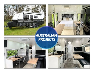 Caravana de Doble Eje Personalizada, Remolque Económico Todoterreno para 5 Personas, Camping al Aire Libre en China con Ducha y Baño - Product Image 6