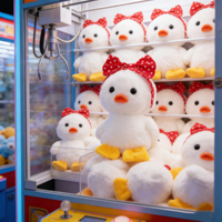 Jouets en peluche de canard à nœud papillon de 8 pouces, jouets en peluche de dessins animés, jouets d'anime pour enfants, jouets pour la chambre des enfants