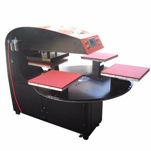 Presse à transfert de <span class=keywords><strong>vinyle</strong></span> chauffante semi-automatique pneumatique 15x15 pour vêtements, nouvelle vente chaude - Product Image 3