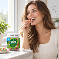 Anneaux de Gommes de Fibres Prébiotiques, Complément Alimentaire de Fibres, Saveur Baies et Melon, Nutrition Adulte, Fournisseur en Gros OEM ODM Marque Privée