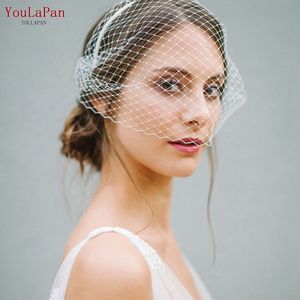 YouLaPan VA06A Offre Spéciale femmes fard à joues cage à oiseaux <span class=keywords><strong>voile</strong></span> blanc noir maille chapeaux avec bandeau fête <span class=keywords><strong>mariage</strong></span> mariée visage <span class=keywords><strong>voile</strong></span> - Product Image 4