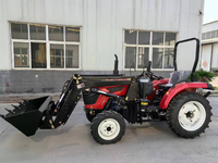 Günstige Chinesische Landwirtschaftliche Kleintraktoren 50PS/60PS/70PS/100PS Mini-Traktoren 4WD Traktor-Lader Garten- und Landwirtschafts-Minitraktor zum Verkauf
